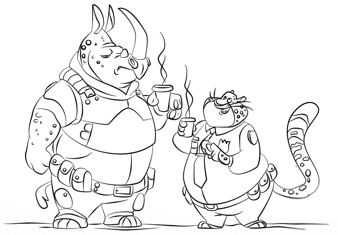 McHorn i Benjamin Clawhauser ze...