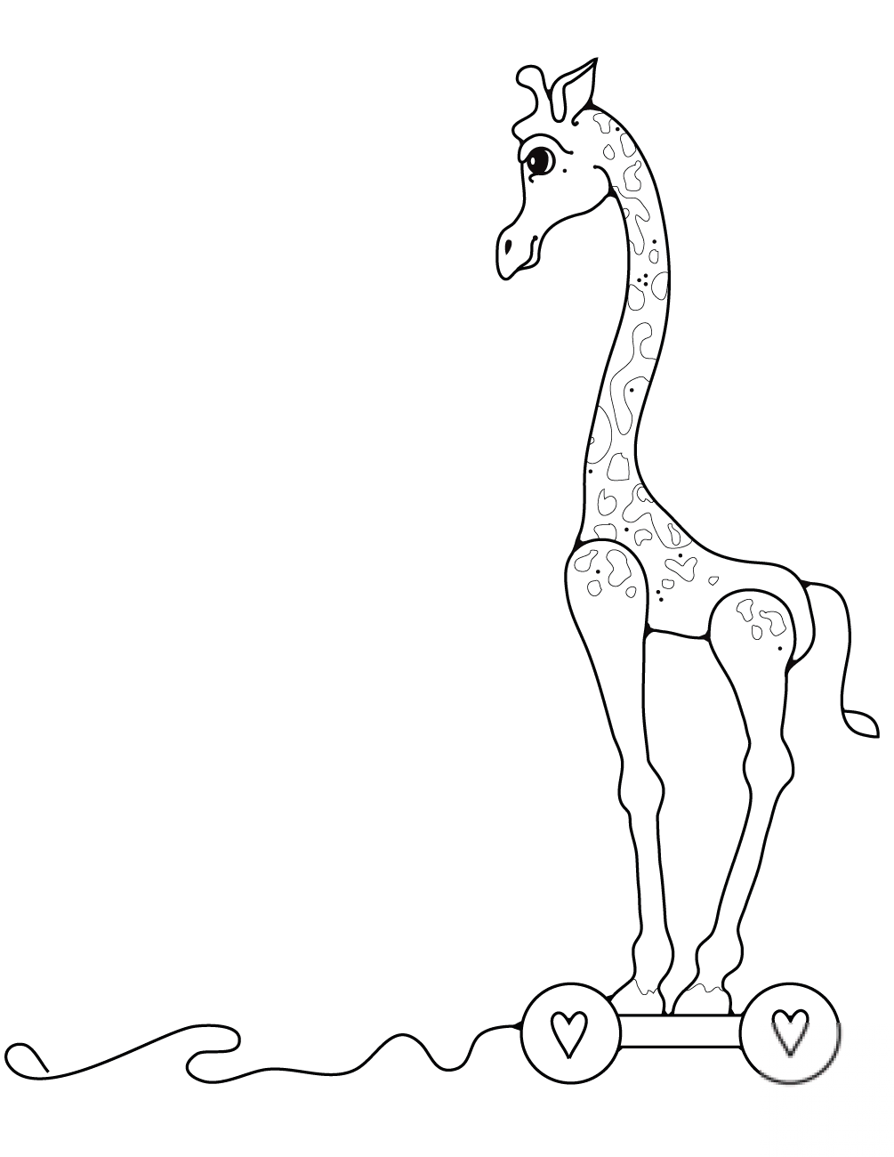 Giraffe Pull Toy